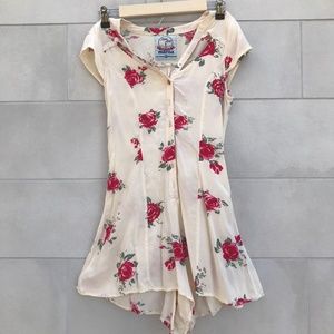 Floral flowy jumpsuit